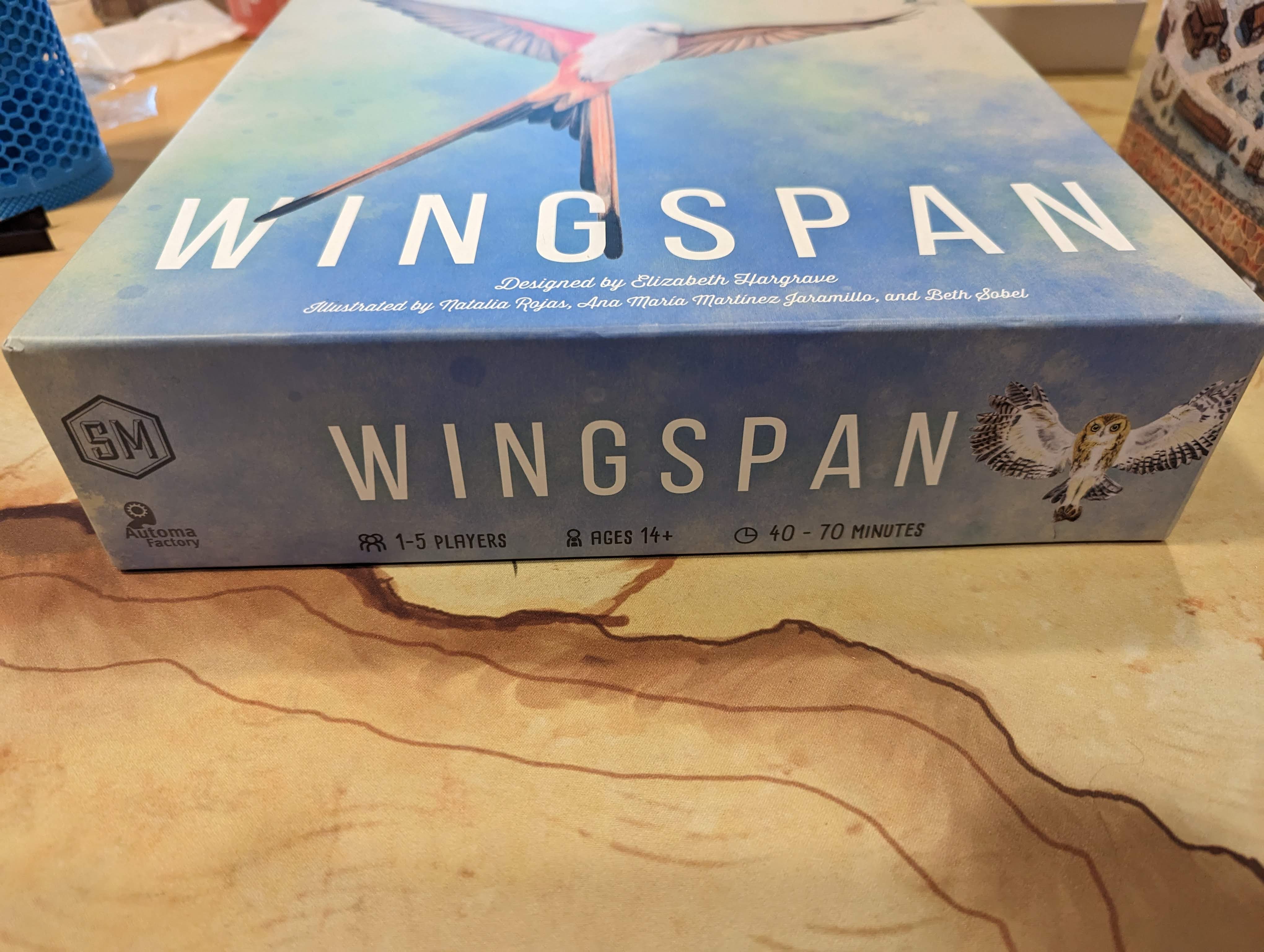 Wingspan Box insert for European, Oceania, and Asia expansions