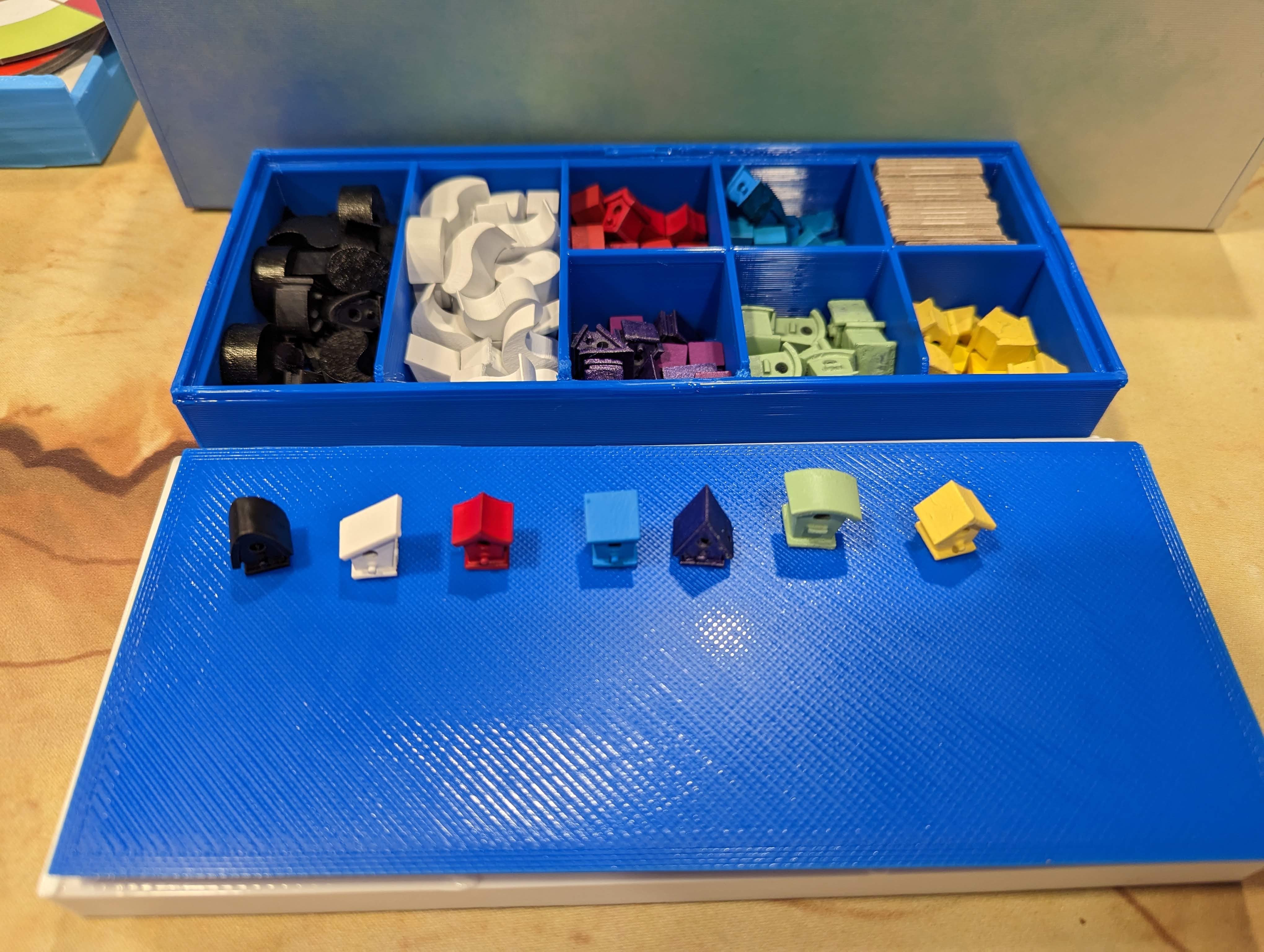 Wingspan Box insert for European, Oceania, and Asia expansions
