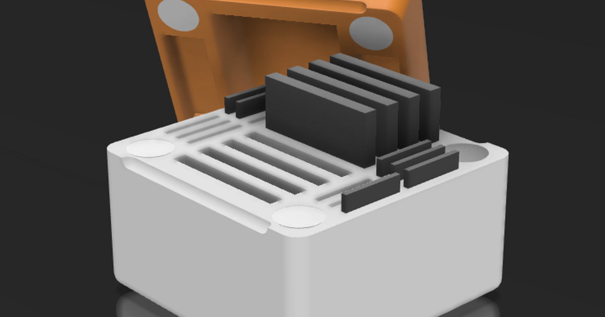 SD Card Case by judowski Download free STL model