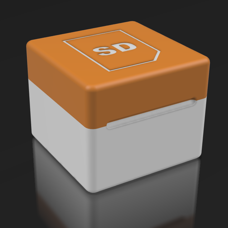 SD Card Case by judowski Download free STL model