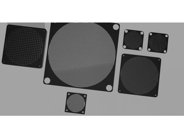 Customizable Fan Grill / Mesh Filter