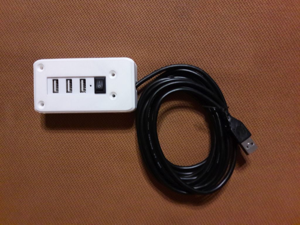 Gembird USB Hub Wall mount (UHB-U2P4-21)