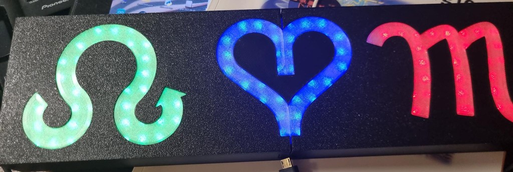 LED_Matrix_Lichtkasten mit ESP8266 und C++ Programm