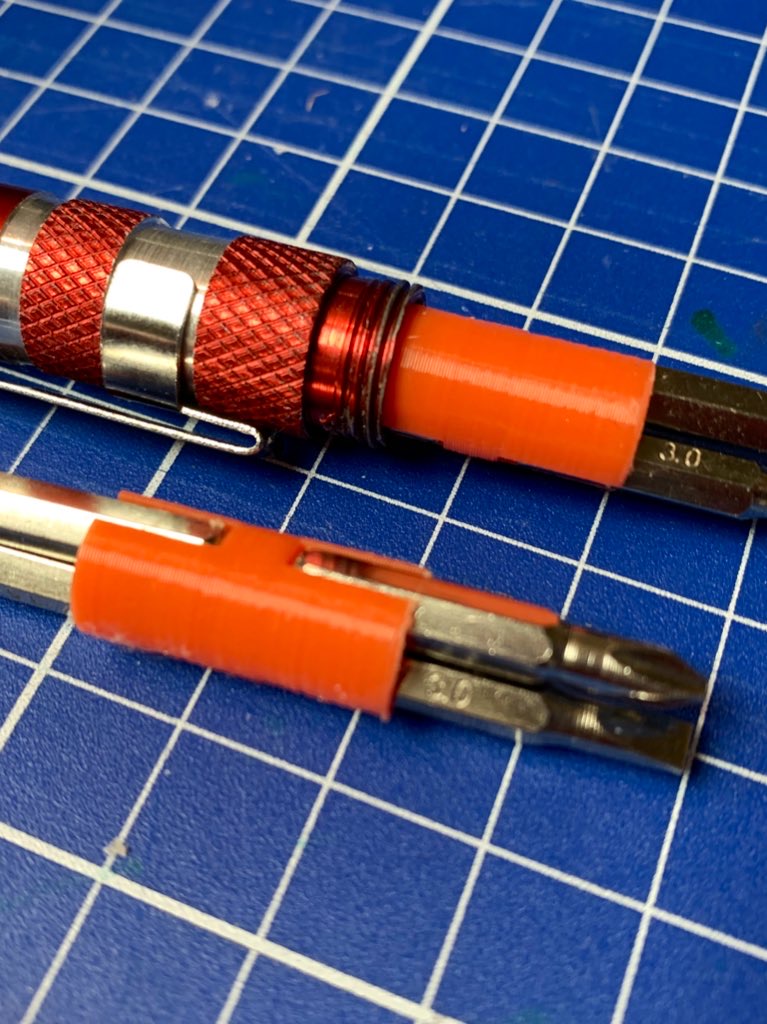 Hexbit holder (4mm) for "bigclive screwdrivers"