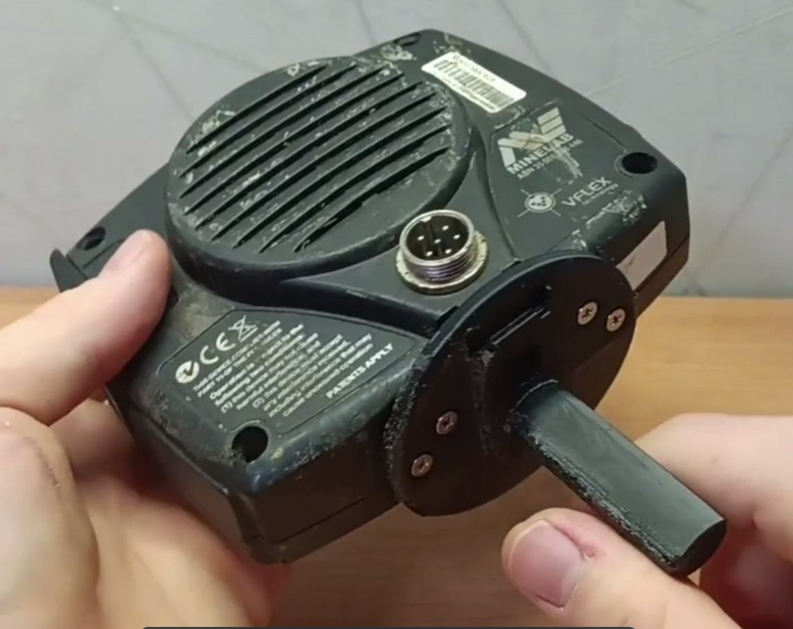 Minelab X-Terra 305 | 505 | 705 Control Box Mounting Repair Kit (Dovetail Mount), ремонт корпуса