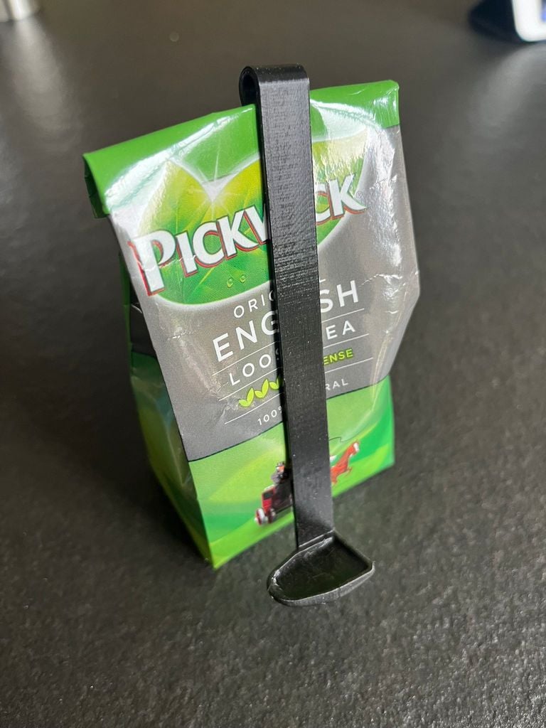 Tea spoon and bag clip, 茶匙和茶包夾, चय क चममच और चय बग कलप