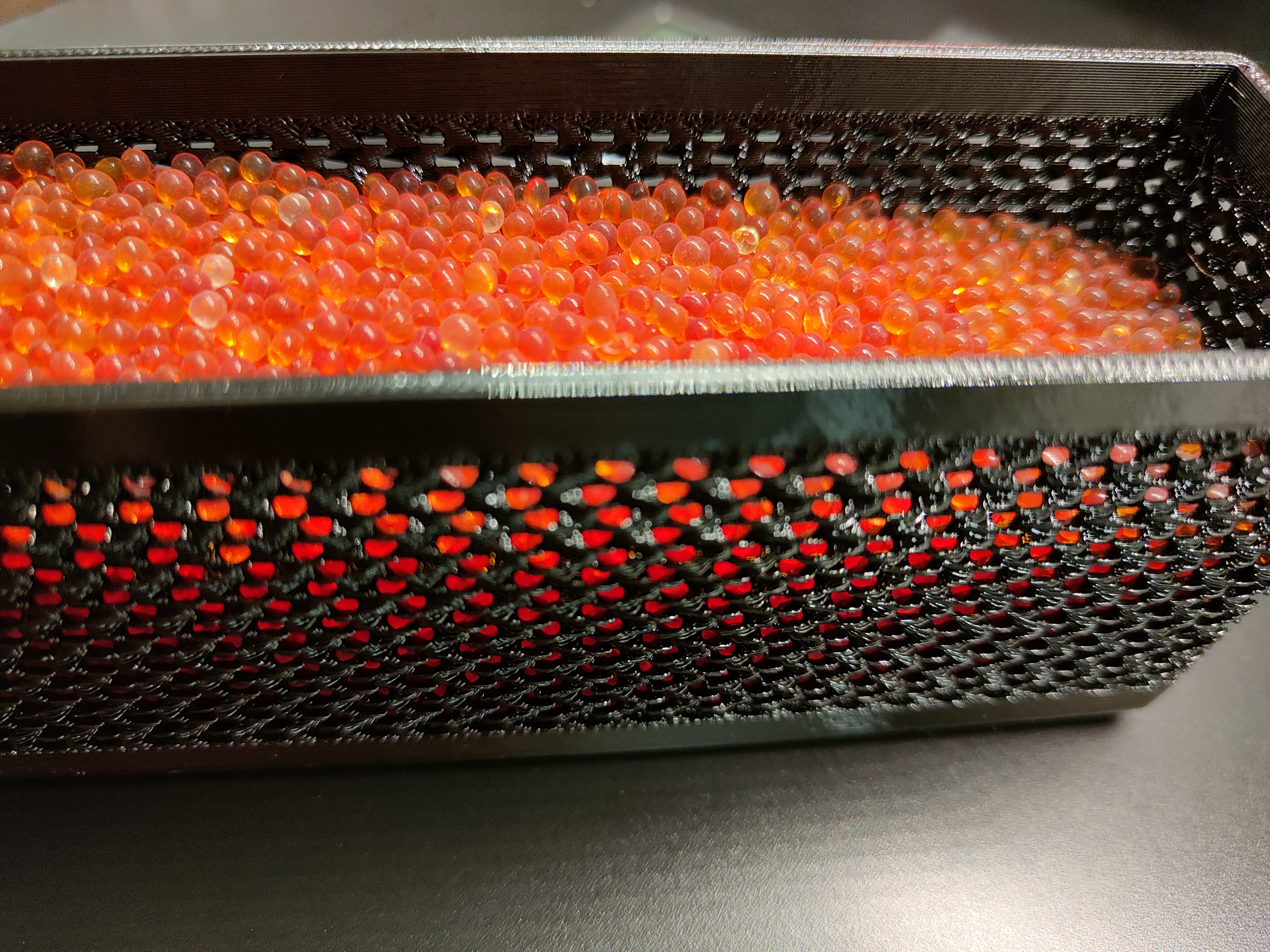 Silica gel holder