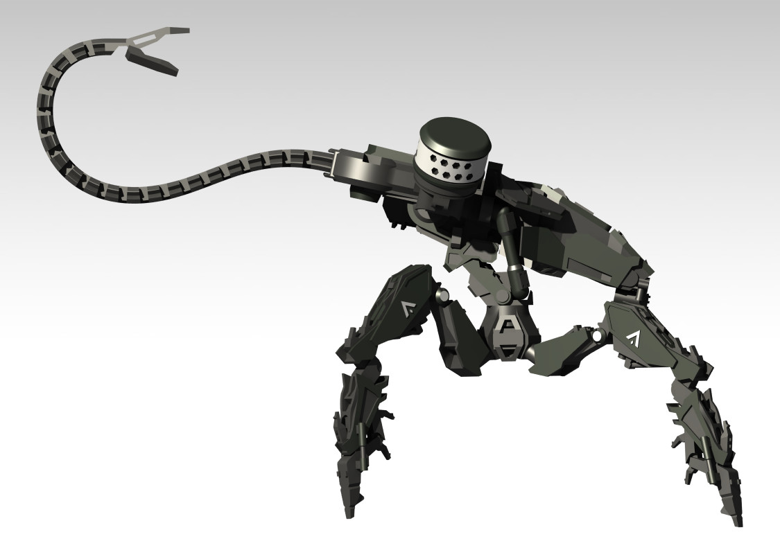 MOC Horizoned Zero-Dawn Game Black Robot Corruptor War main image 1