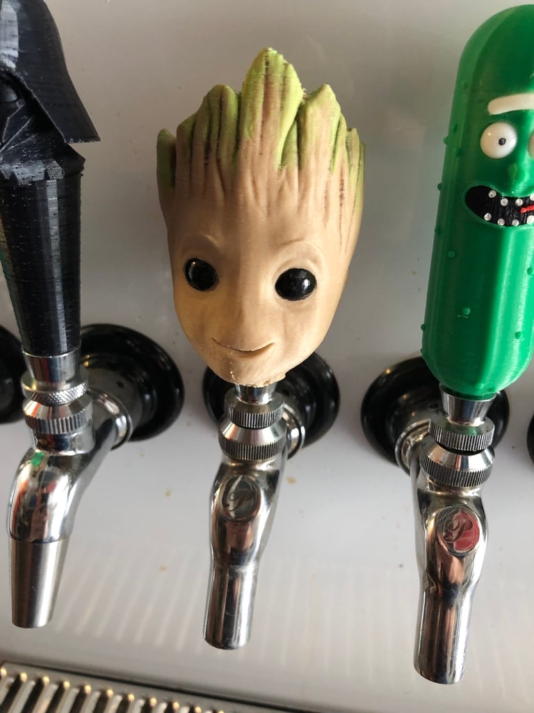 Baby Groot Tap Handle
