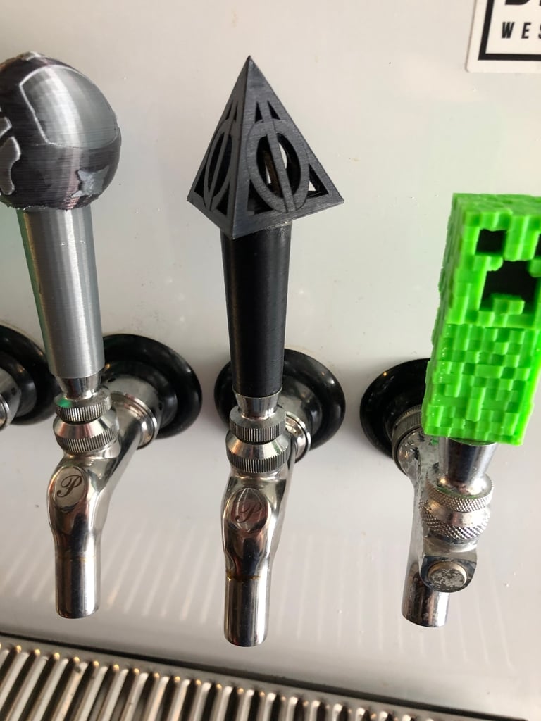 Deathly Hallows Tap Handle