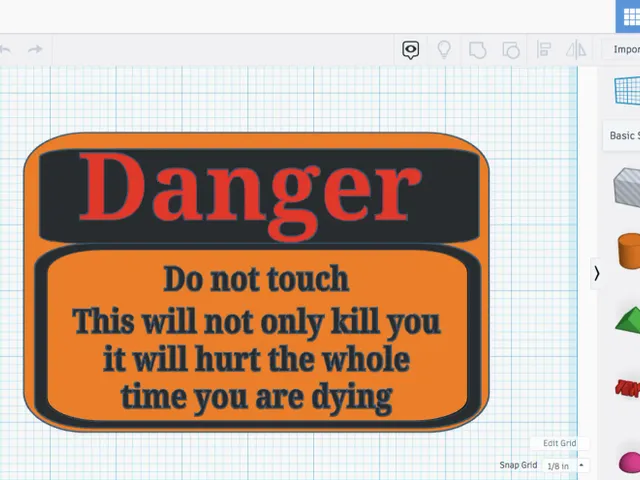 Danger sign