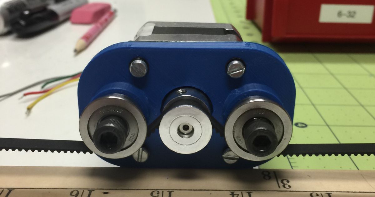 Simple Linear Actuator by McMatt Download free STL model