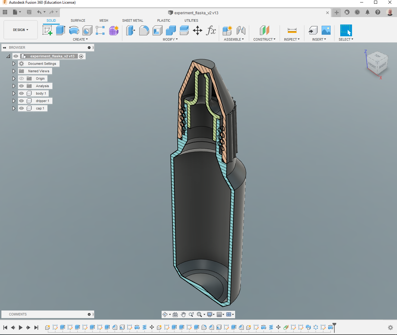 Model Paints Bottle by NiH Download free STL model