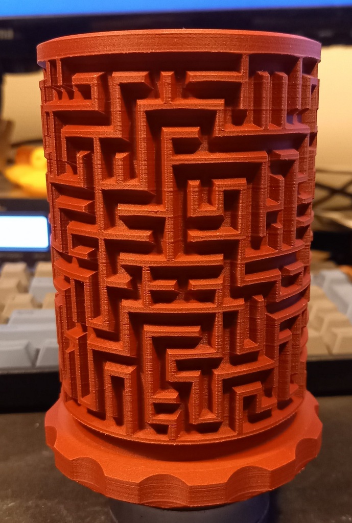 Dual layer maze puzzle box by alx Download free STL model
