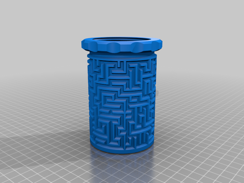 Dual layer maze puzzle box by alx Download free STL model