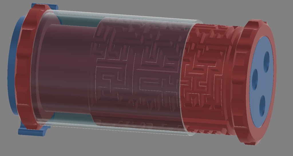 Miniatura 4 do modelo 3D Dual layer maze game