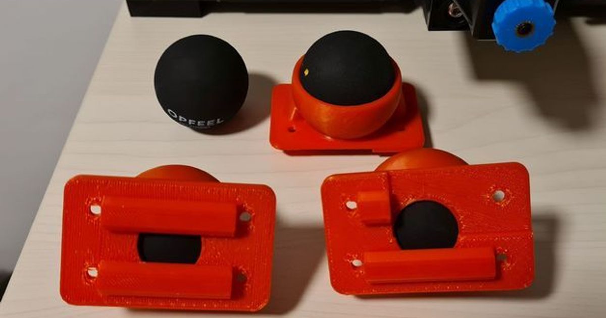 Ender 3 V2 Squash Ball Feet by maker4fun Download free STL model