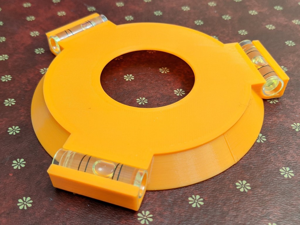 Telescope Tripod Leveling Plate by Sparrow Download free STL model