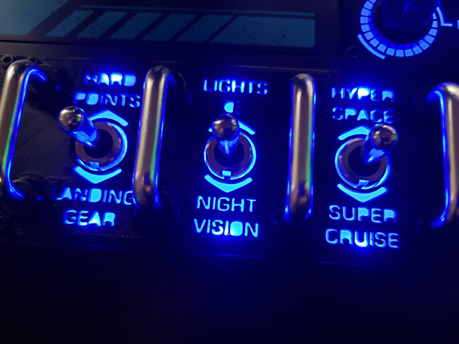 x56 HOTAS faceplate for Elite: Dangerous