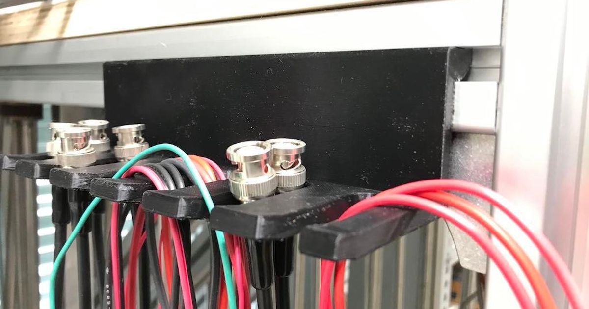 Test Lead Holder for 40x40mm Tslot(10mm) Aluminum box frame by Sknown