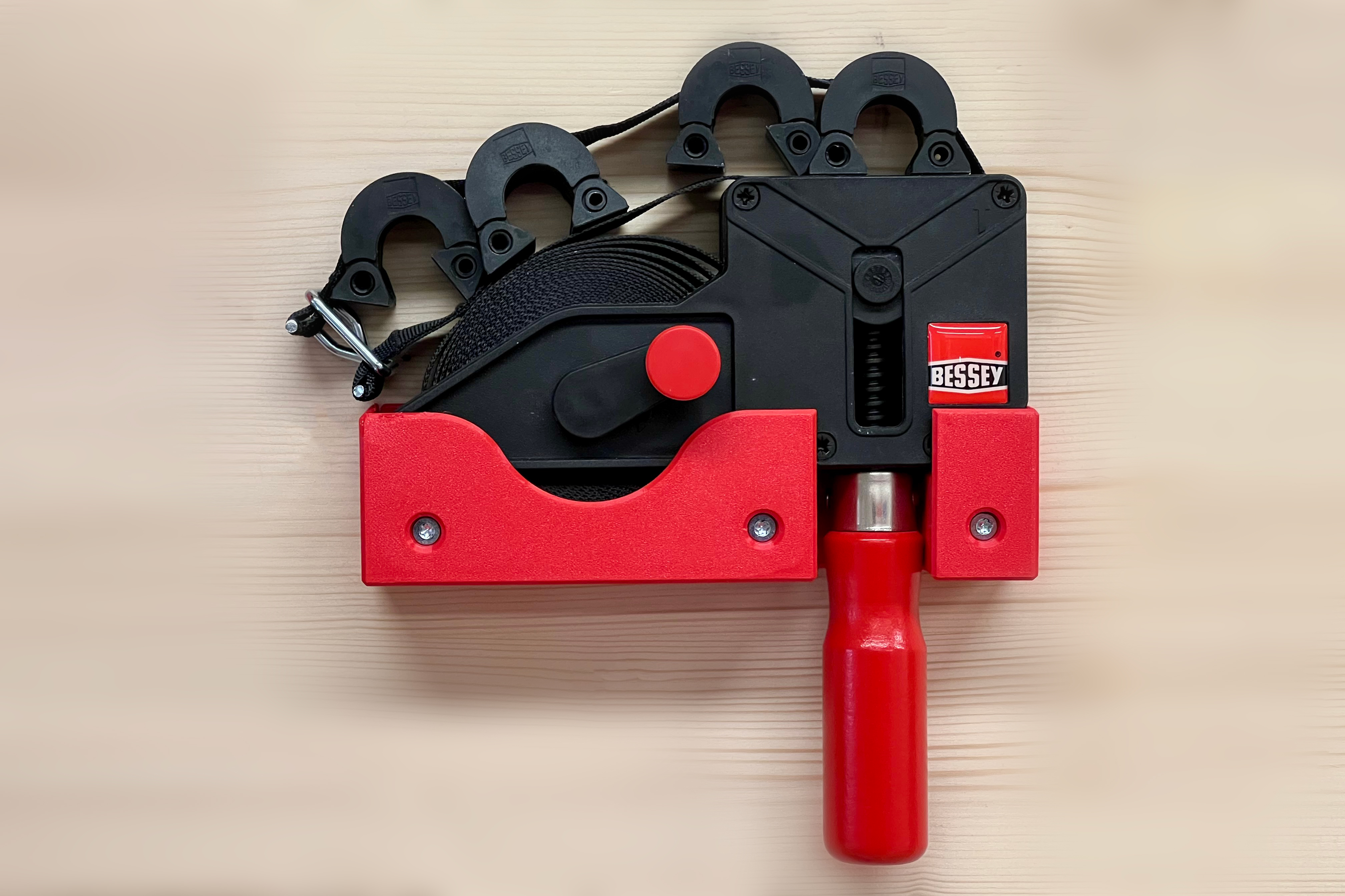 Wall Holder for Band Clamp (designed for Bessey BAN 700)
