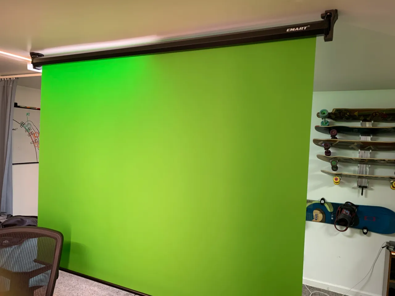 Ceiling Mount For Green Screen