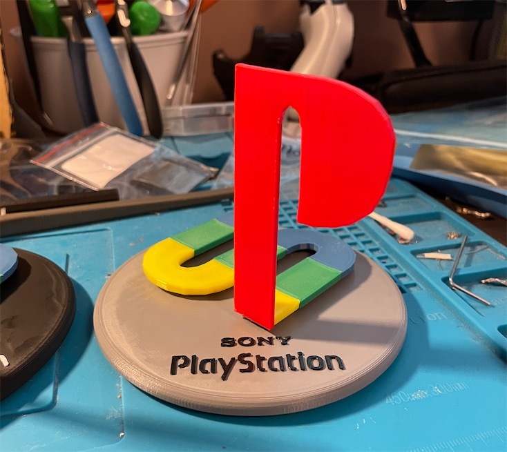 PlayStation 3D Logo by Jeff Chen Download free STL model