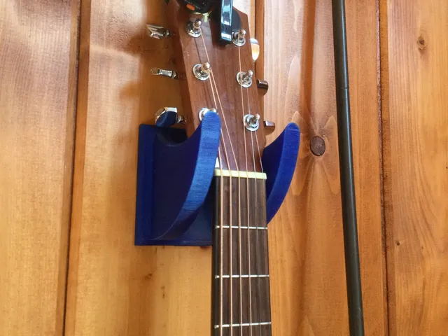 wall mounted guitar hanger
