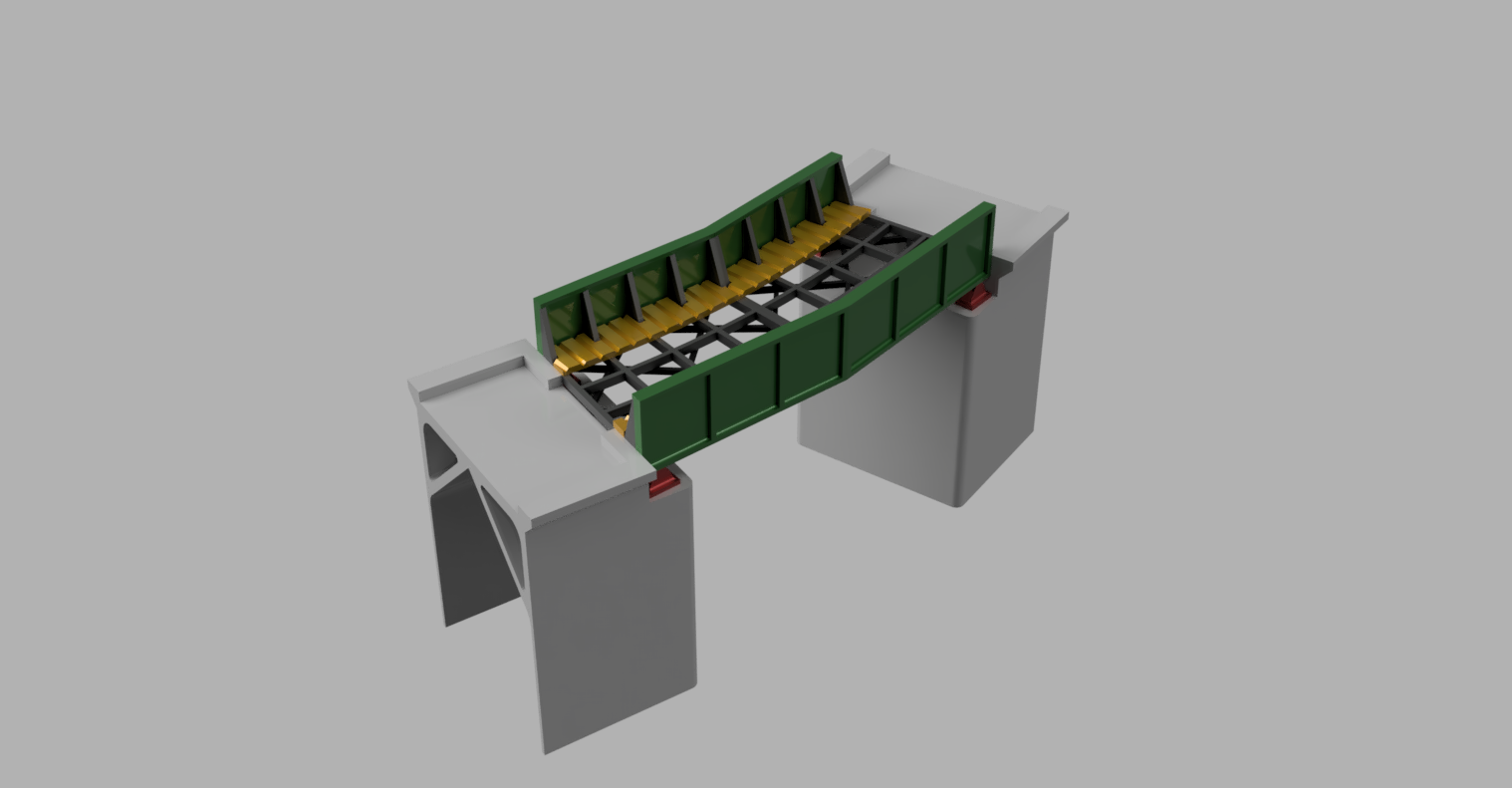 Obloukový most N 1:160 - BRIDGE - Arched bridge N 1:160 - BRIDGE