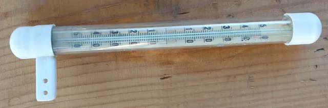 Window thermometer holder