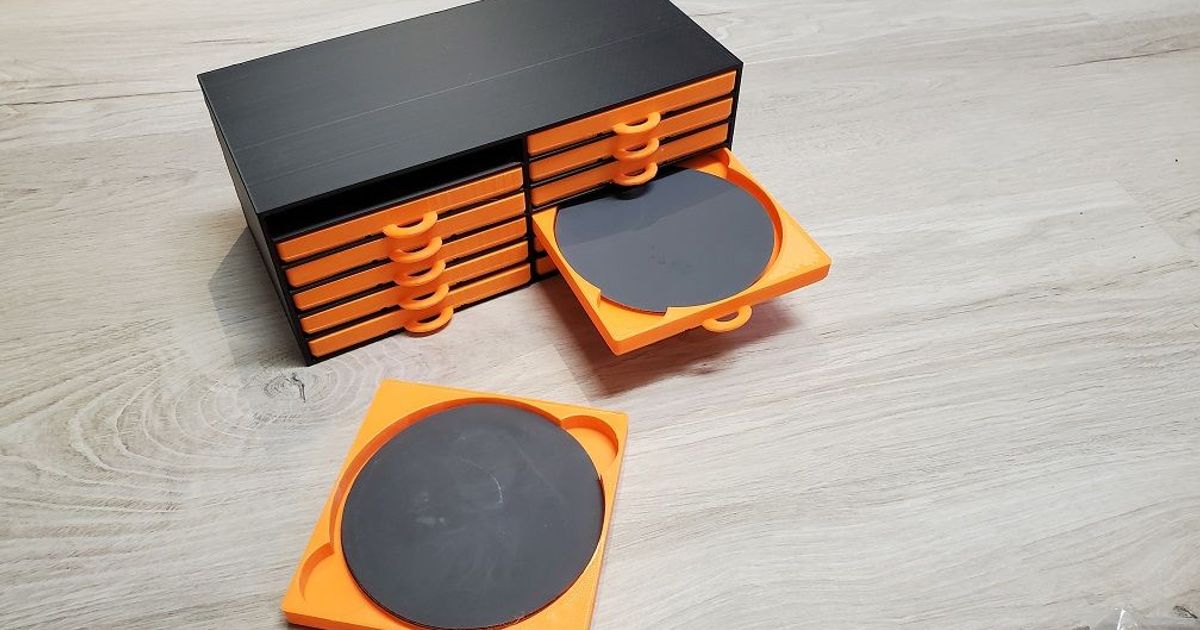 5 inch sandpaper drawer storage by Mgotier Download free STL model