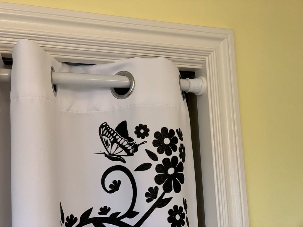 Shower Curtain Rod Supports