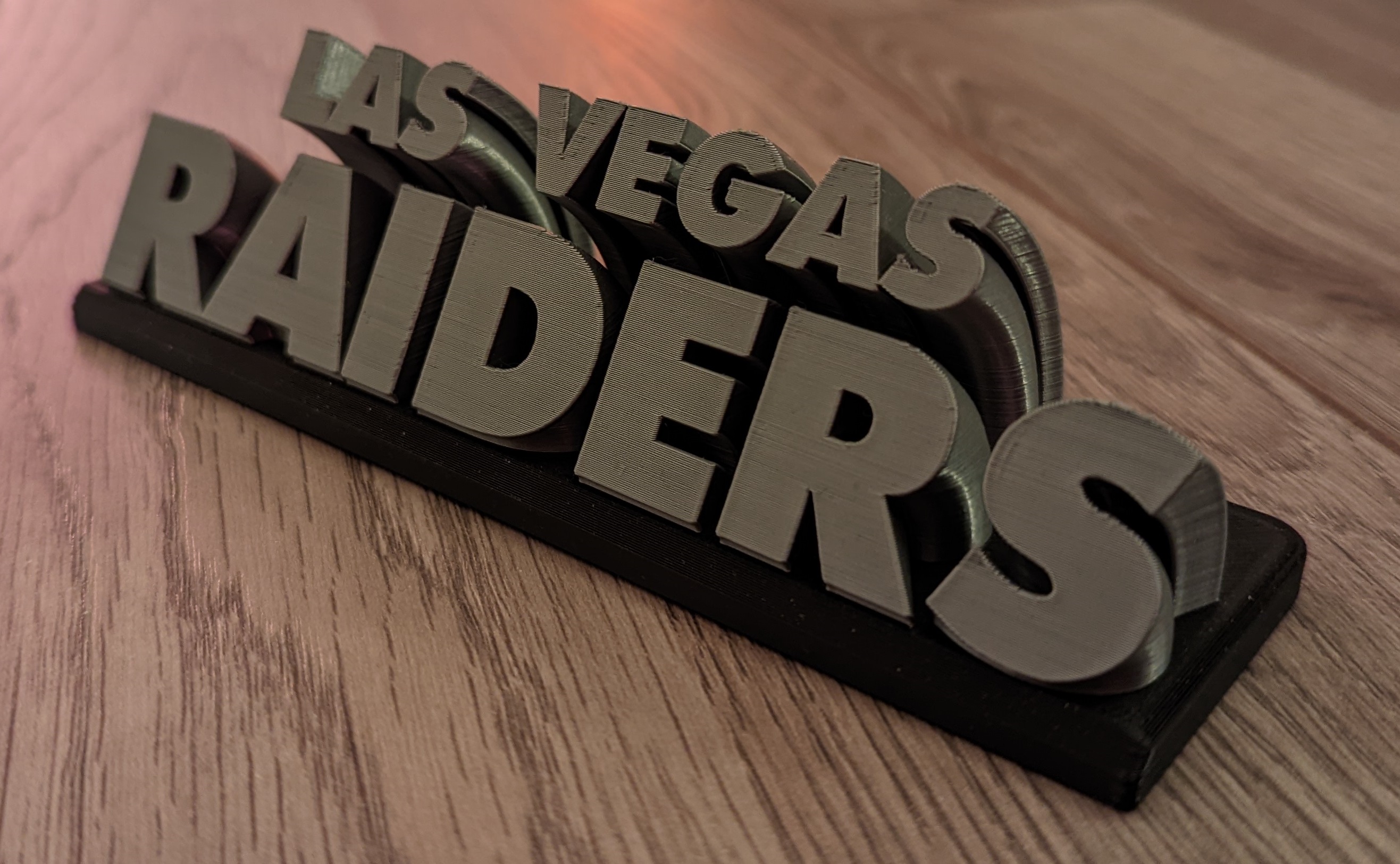 Raiders Name Tag