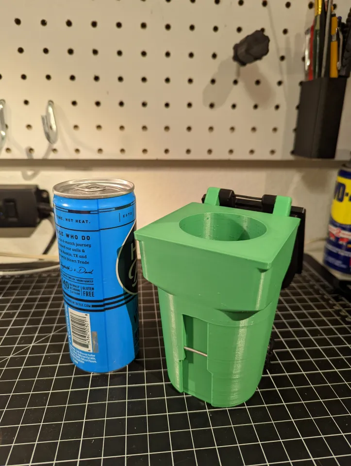 8oz Trash Can Coozie by eguidry Download free STL model Printables com