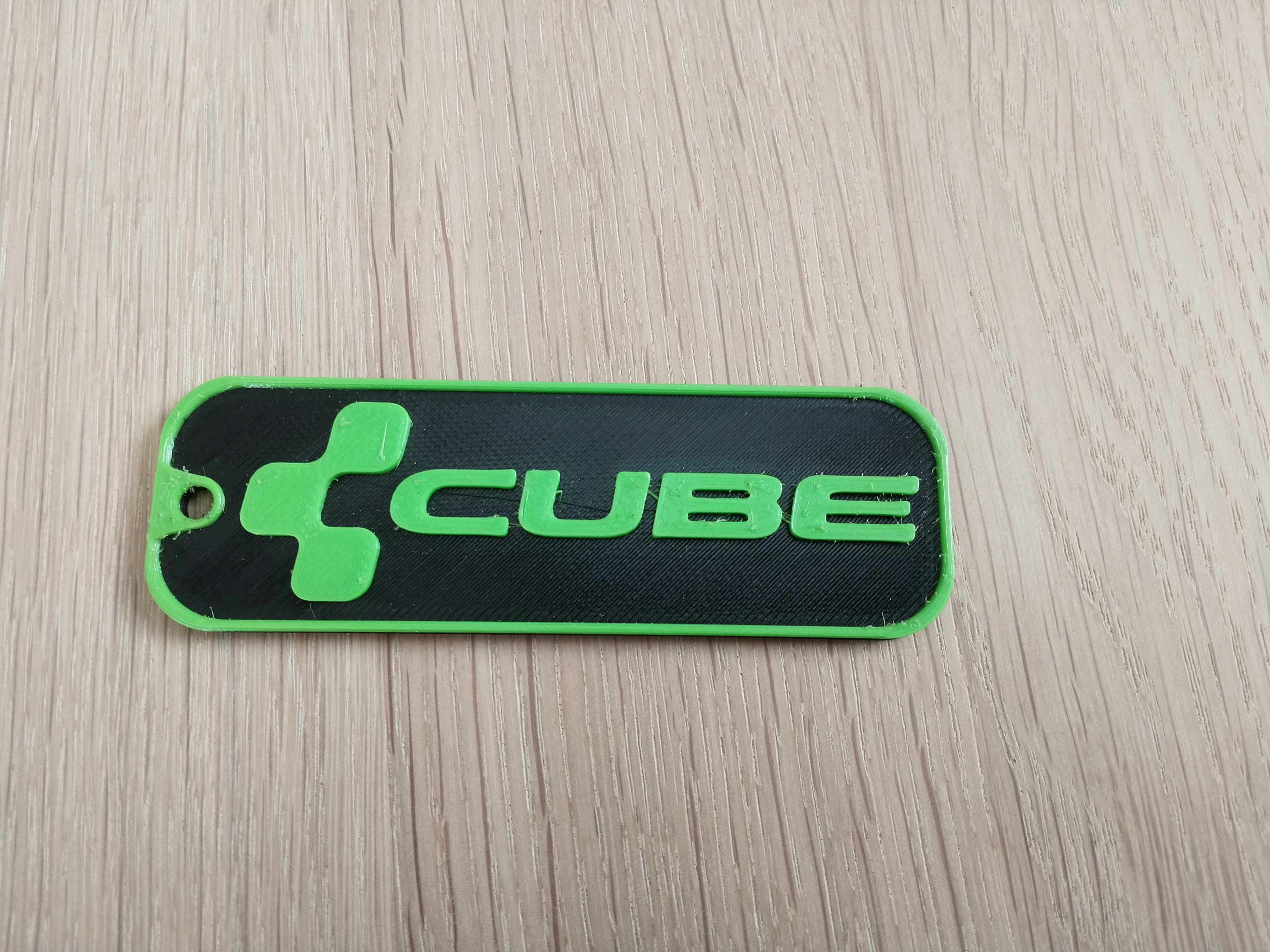 CUBE Bike Keychain