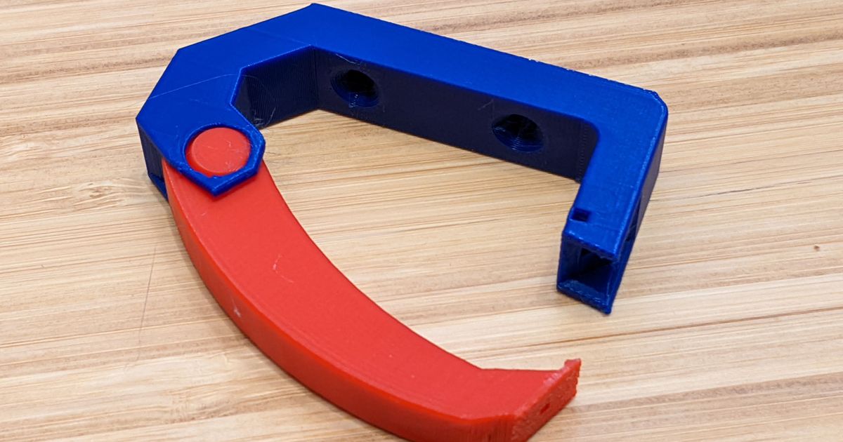 Locking Wall Hook Carabiner by Bearic Download free STL model