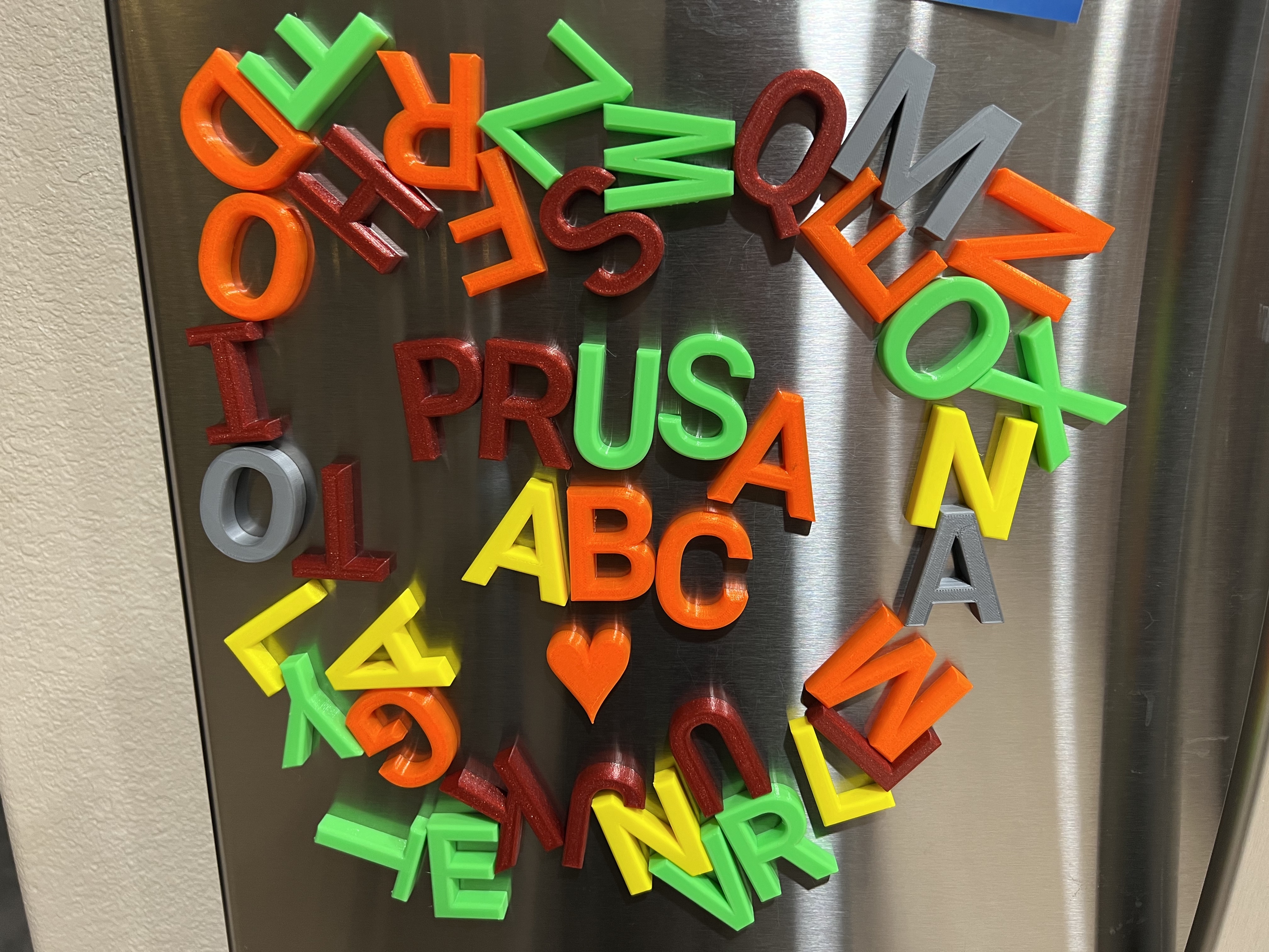 Magnetic Letters - Refrigerator Alphabet Magnets