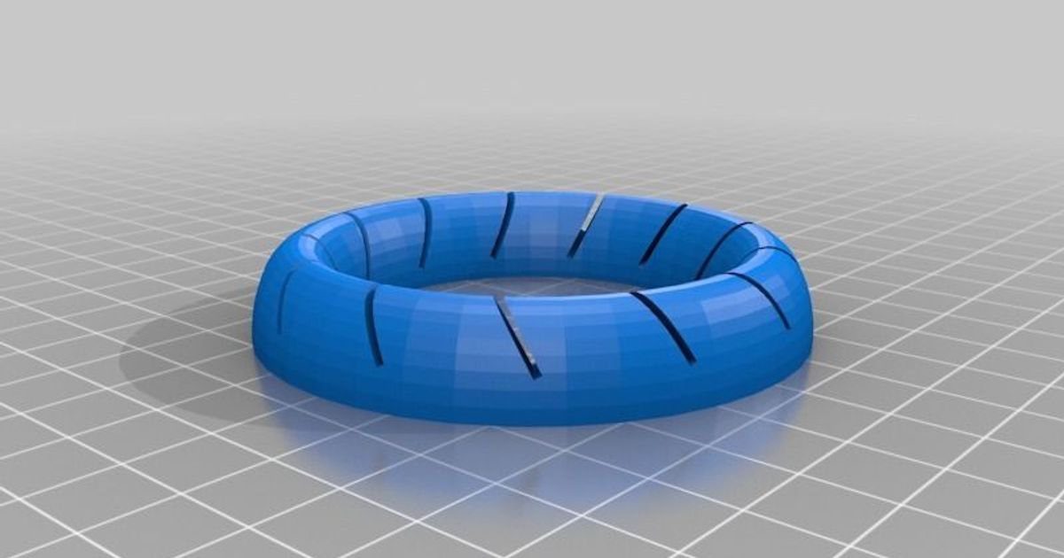 Business Card Holder 13 card ring by WIFIOG Download free STL model