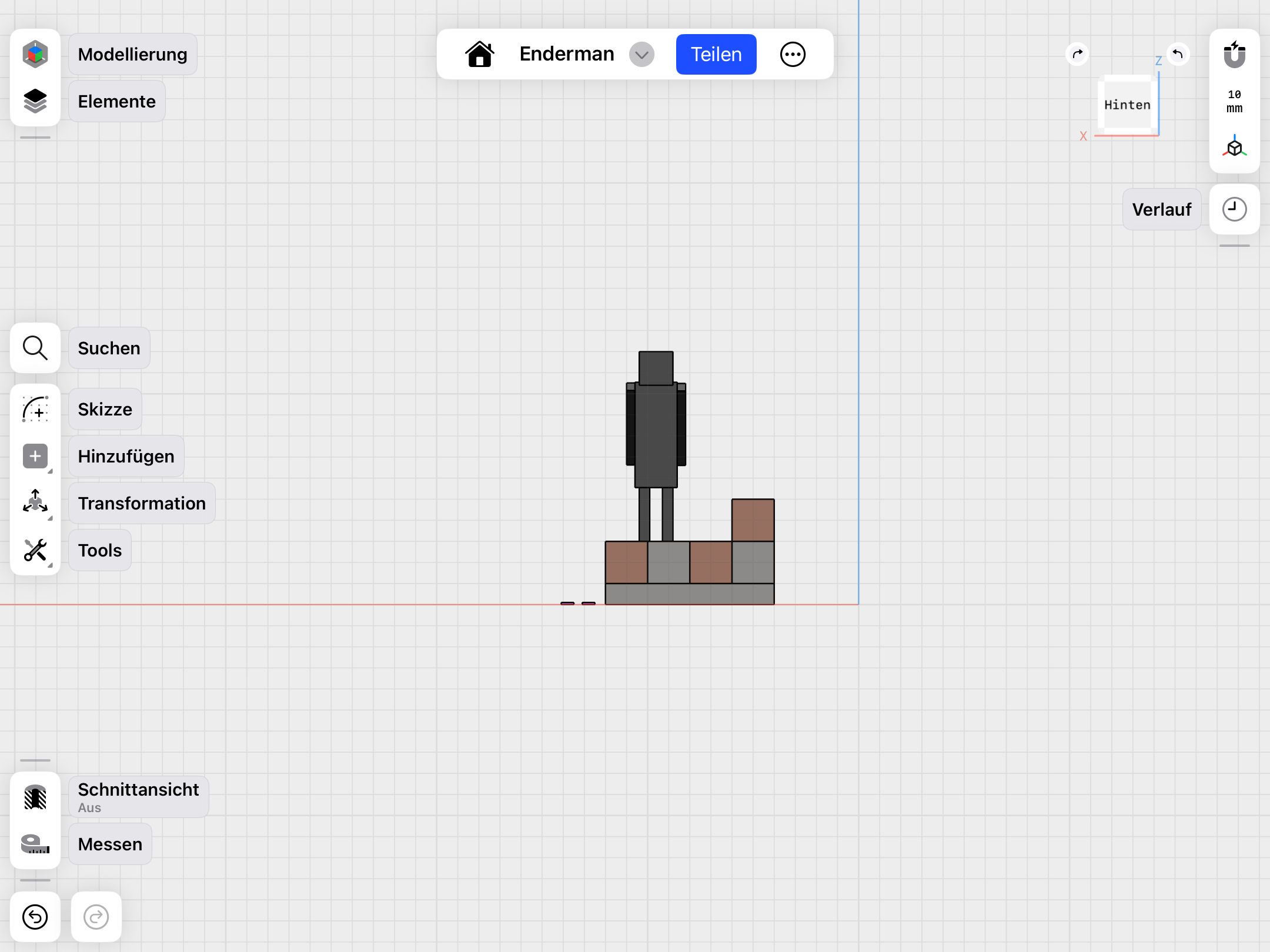 Miniatura 3 do modelo 3D Minecraft Enderman V2