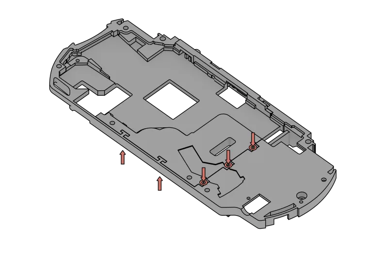 PSP 2000/3000 Shell Kit by xovi | Download free STL model | Printables.com