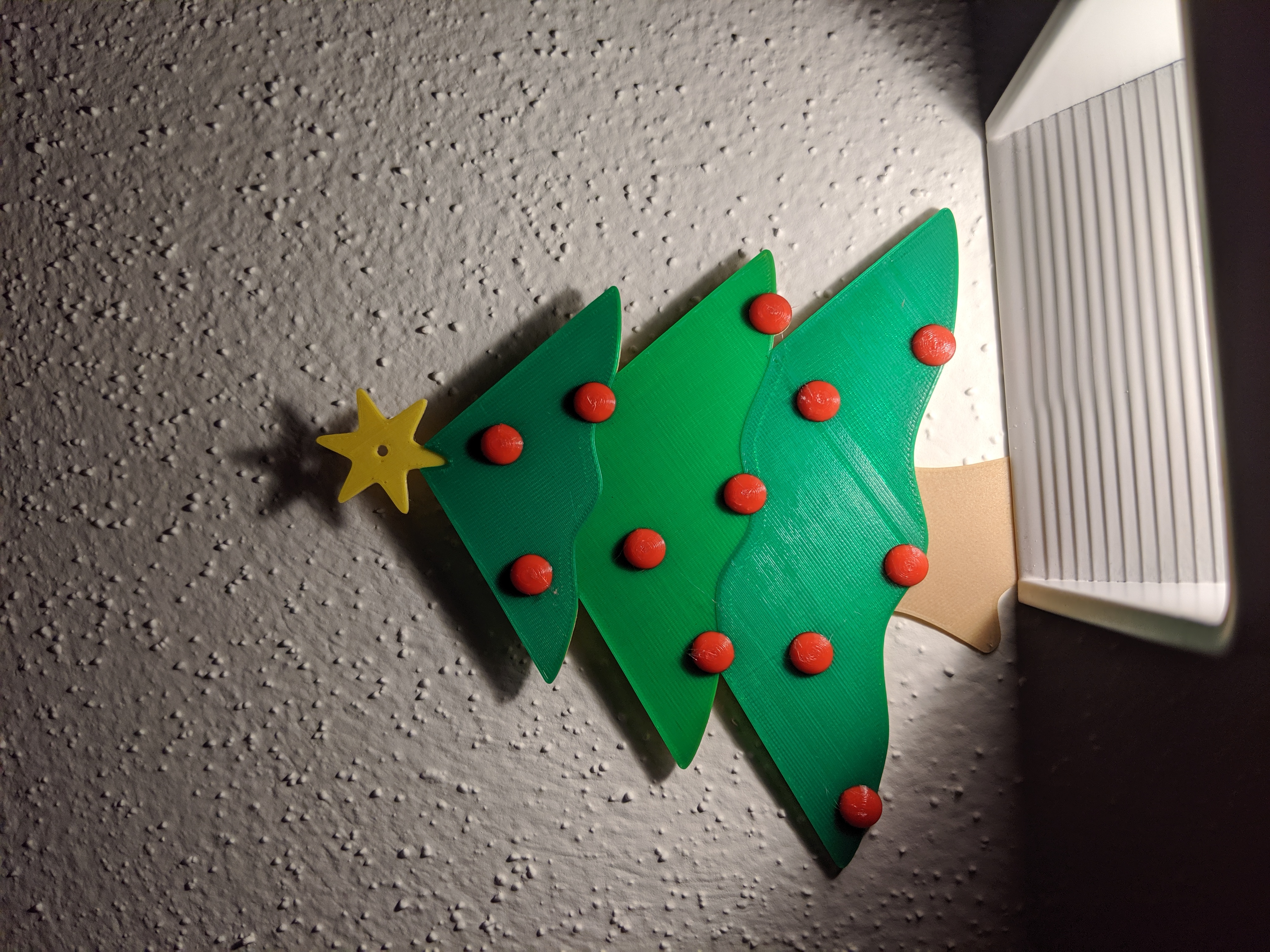 XMAS Tree decoration - multicolor - single extruder
