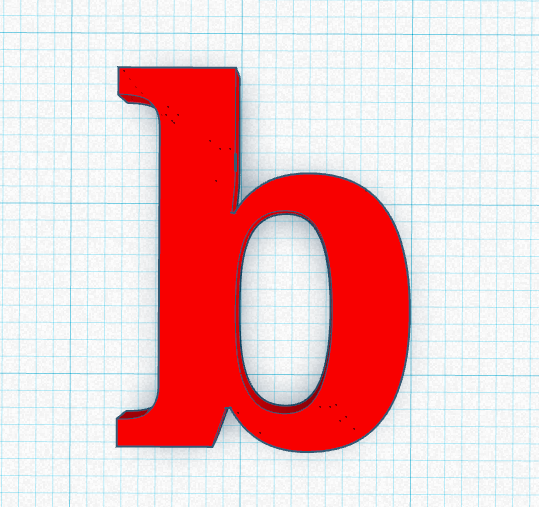 B By Alphabet | Download Free STL Model | Printables.com