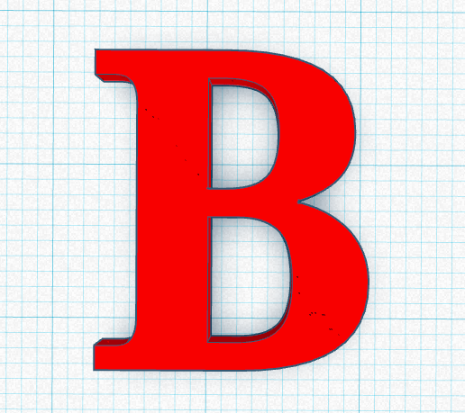 B By Alphabet | Download Free STL Model | Printables.com