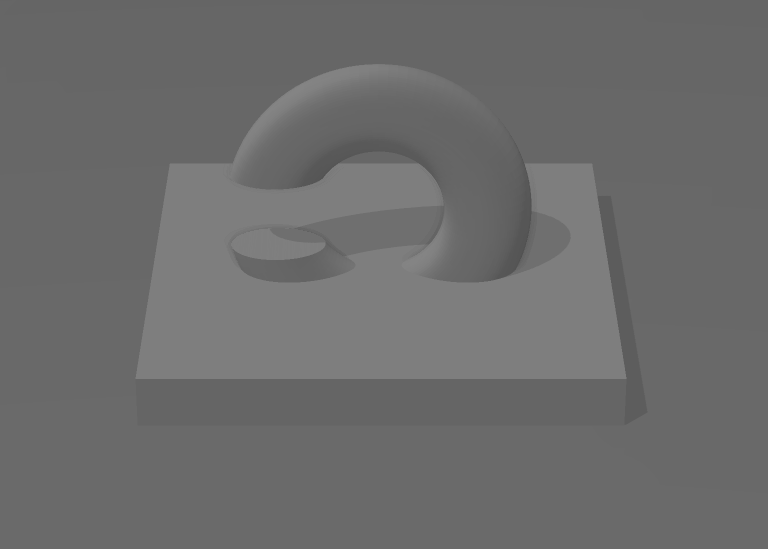 Miniatura 2 do modelo 3D Unsiversal ceiling and wall hook