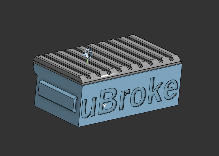 Desktop Dumpster Trash Bin