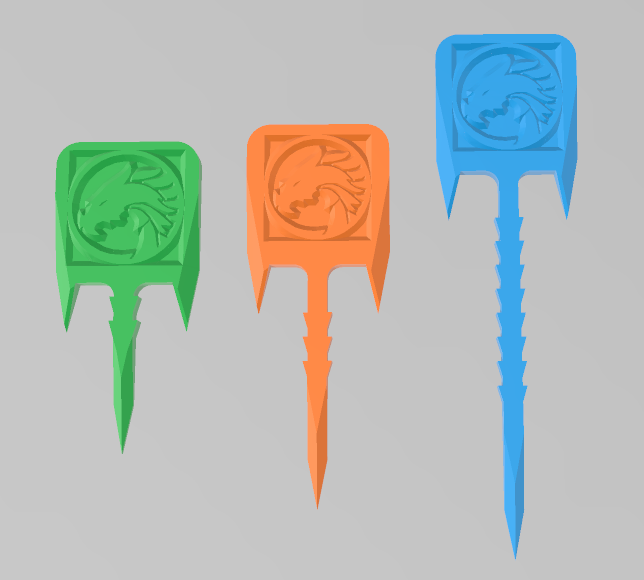 Target pin/nail (different lengths)