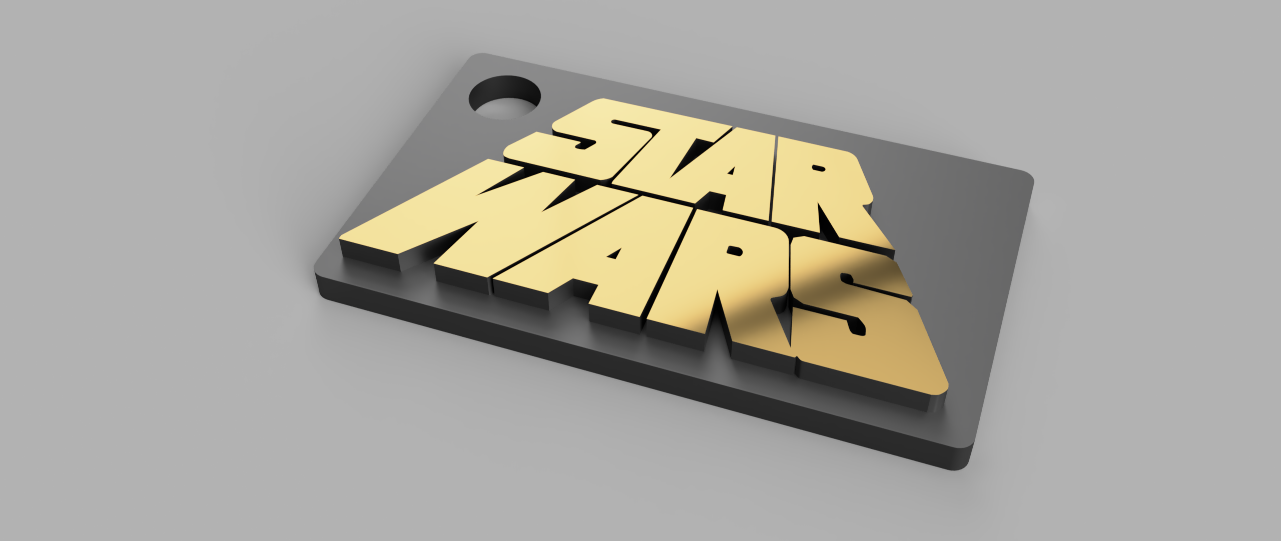 Star Wars Retro Logo Keychain