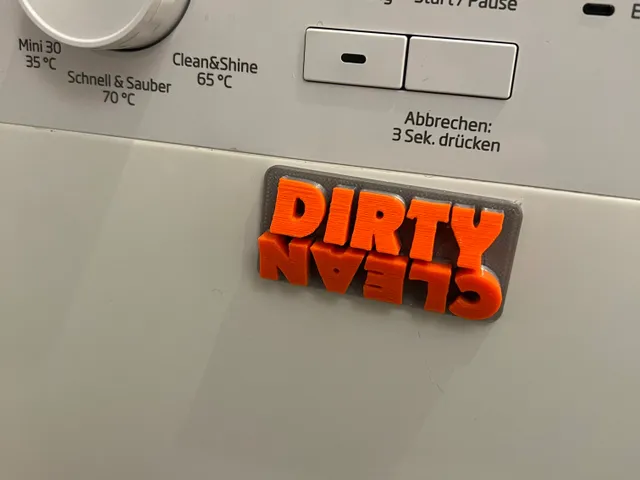 Dishwasher Indicator (2way / magnetic)