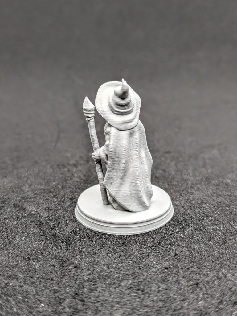 Miniatura 2 do modelo 3D Dwarf wizard FDM supportless