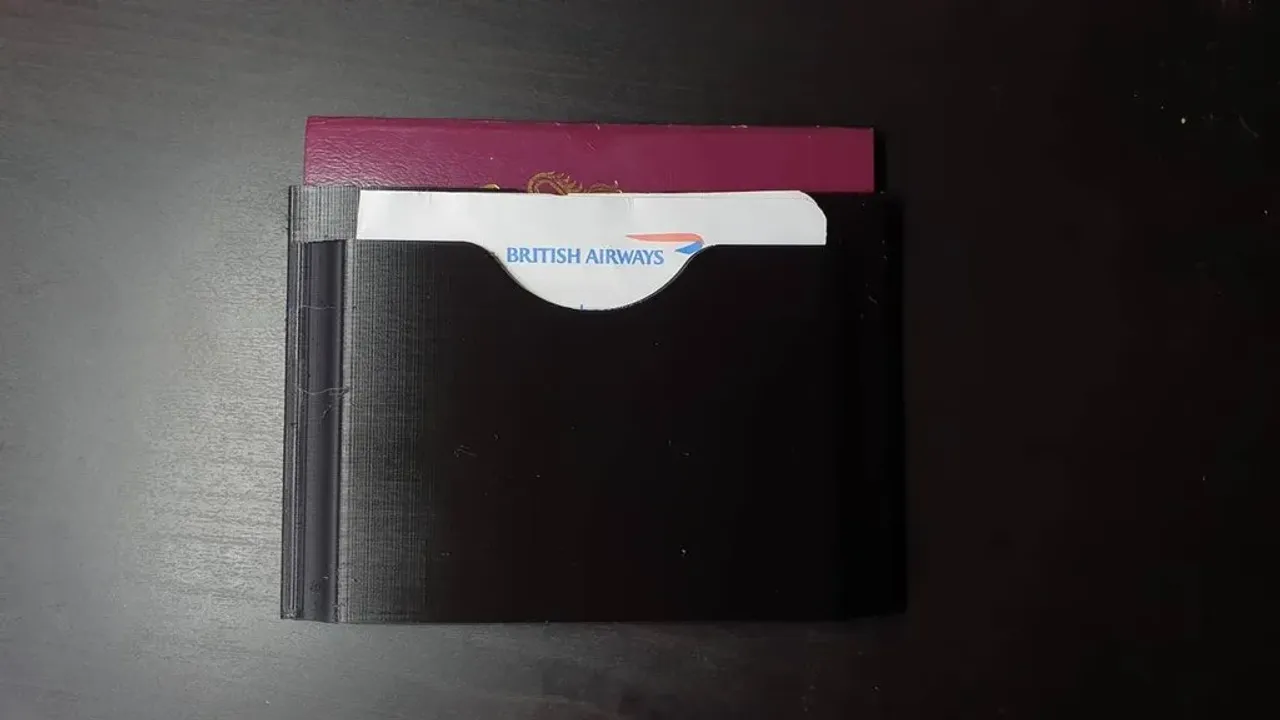  3D Genuine Leather Travel Passport Cover, Passport